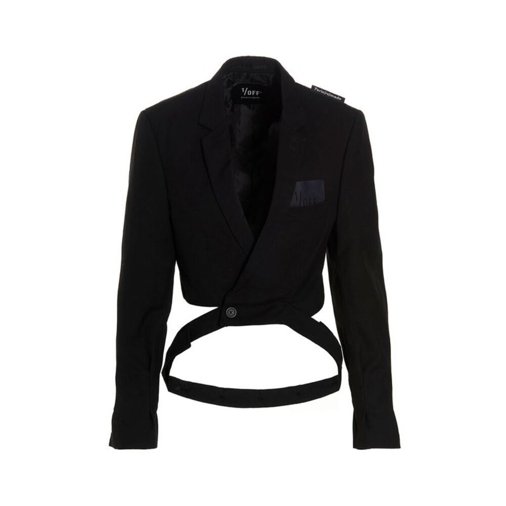 1/Off Women's Cropped Blazer Jacket